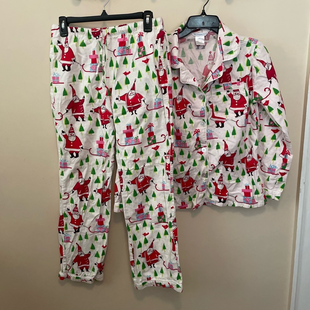The Company Store Christmas flannel pajamas
